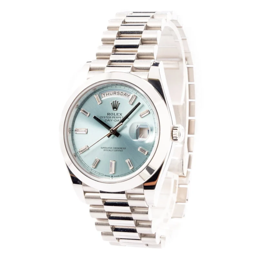 Reptime Rolex Day-Date 228206 “Platinum” True Clone 1: Compact 1079