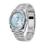 Reptime Lightweight Rolex Day-Date 228236 “Ice Blue Grooved” Super Clone Quality 731