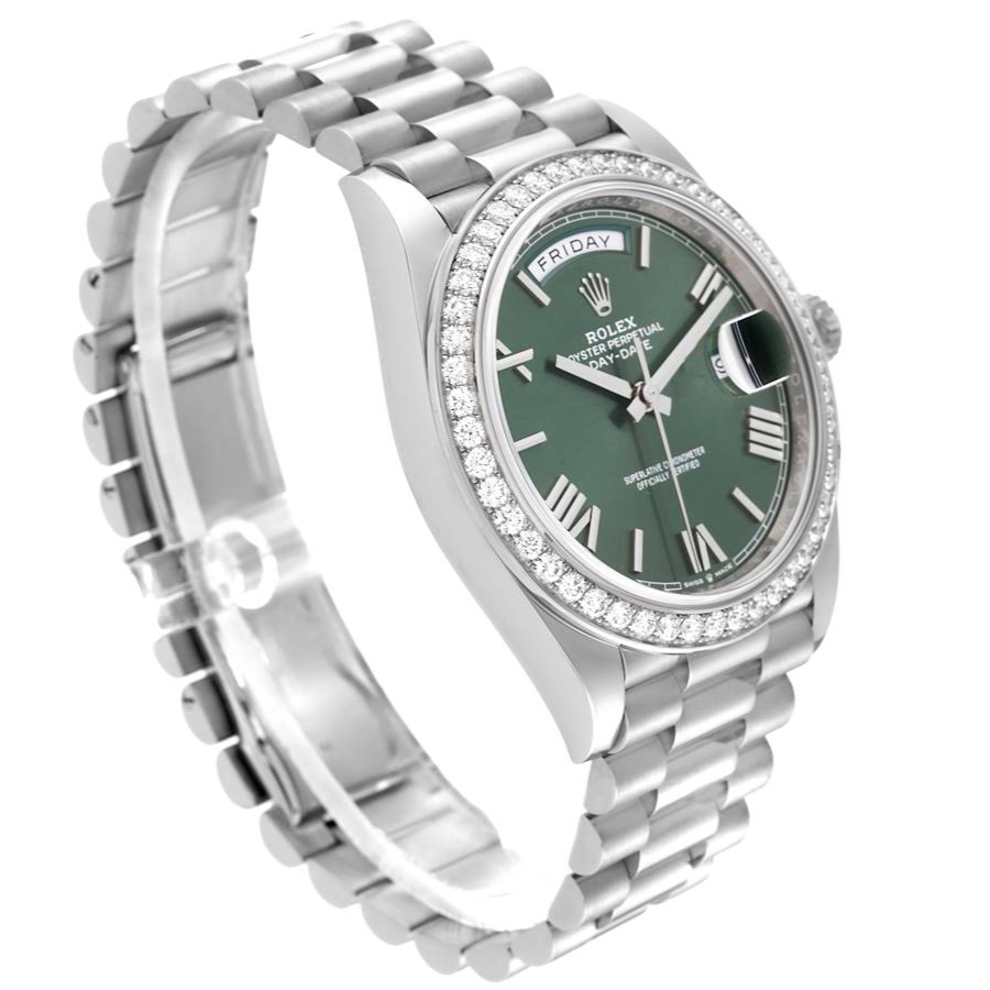 Reptime Rolex Day-Date 228238 “Olive Green” Mirror Replica 1: Functional 735