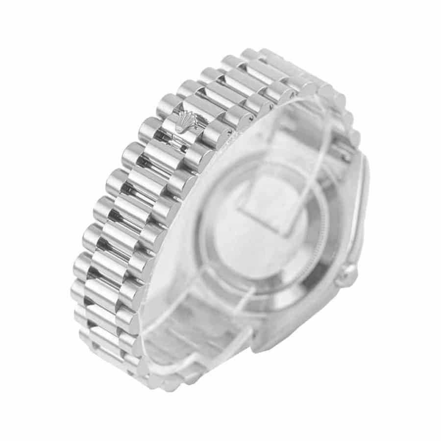 Reptime Fashionable Rolex Day-Date 228396TBR “Ice Blue Baguette” Pro Clone 1: 1089