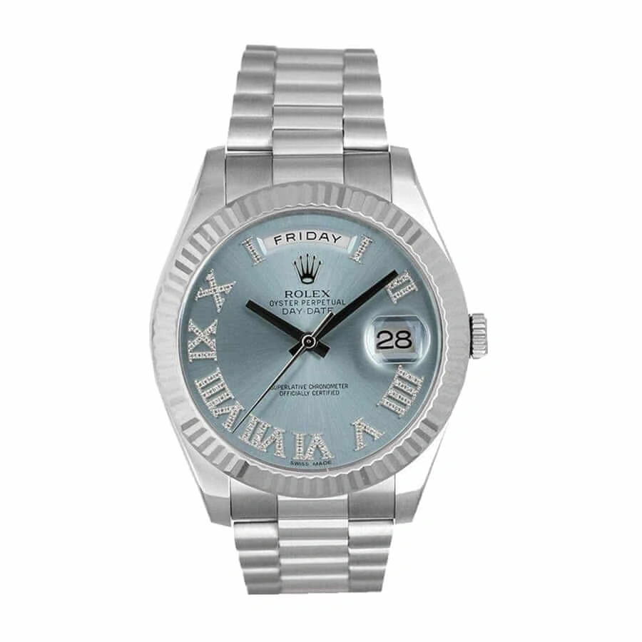 Rolex Day-Date II 218239 “Ice Blue Roman Dial” Masterpiece Replica Comfortable 753