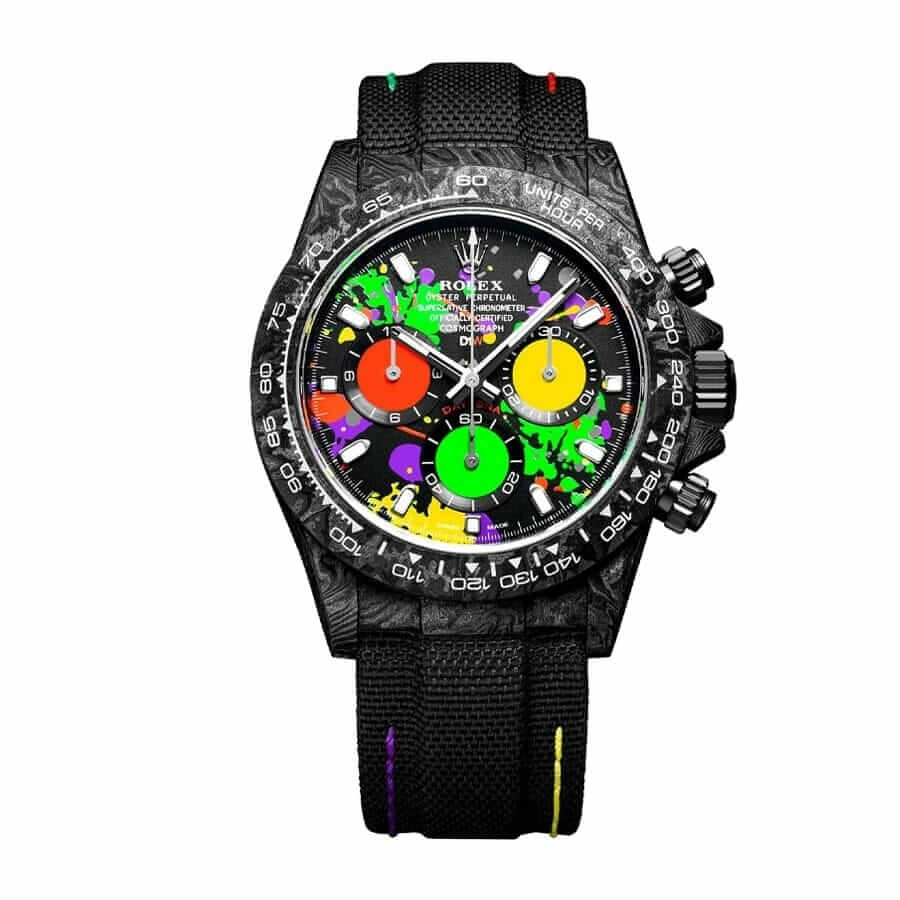 Unisex Rolex Daytona “Carbon” 4130 Masterpiece Replica 759