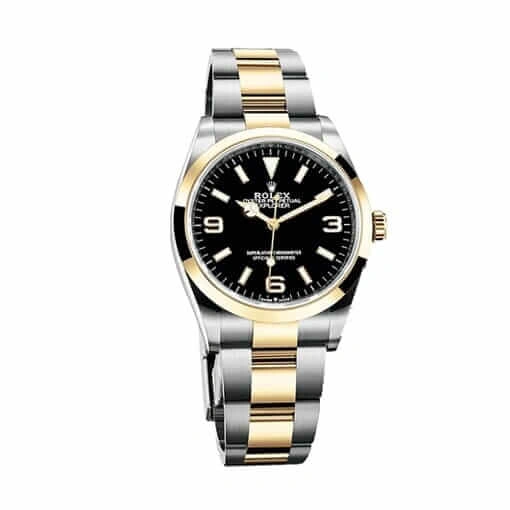 Reptime Rolex Explorer 124273 “Black Dial” Ultra Realistic Replica FlexibleFit 796