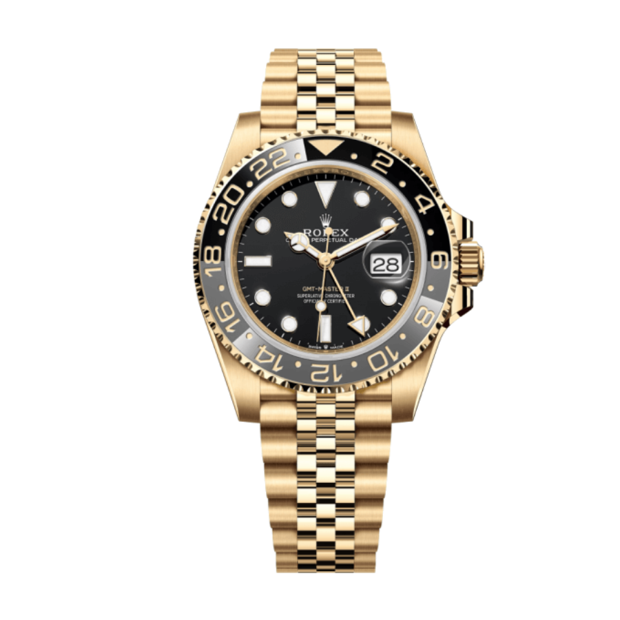 Versatile Rolex GMT-Master II 116718LN “Yellow Gold” Authentic Super Replica 807