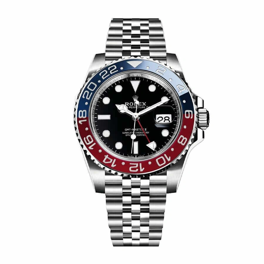 Breathable Rolex GMT-Master II “Pepsi” Jubilee 116520 Deluxe Replica Edition 799