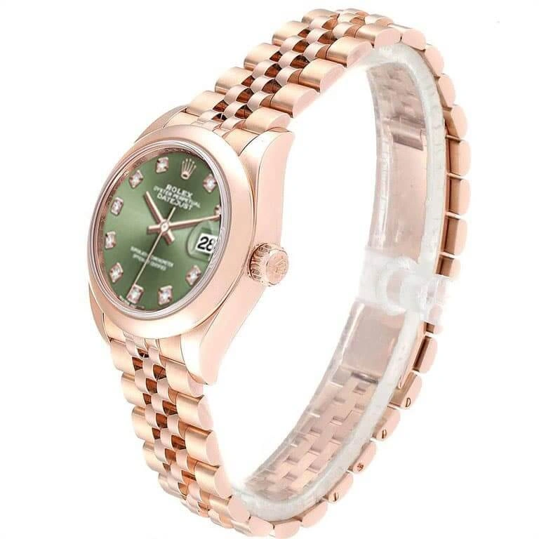 Reptime Rolex Lady-Datejust 279165 Green Diamond Dial  Copy 1: FreshLook 833