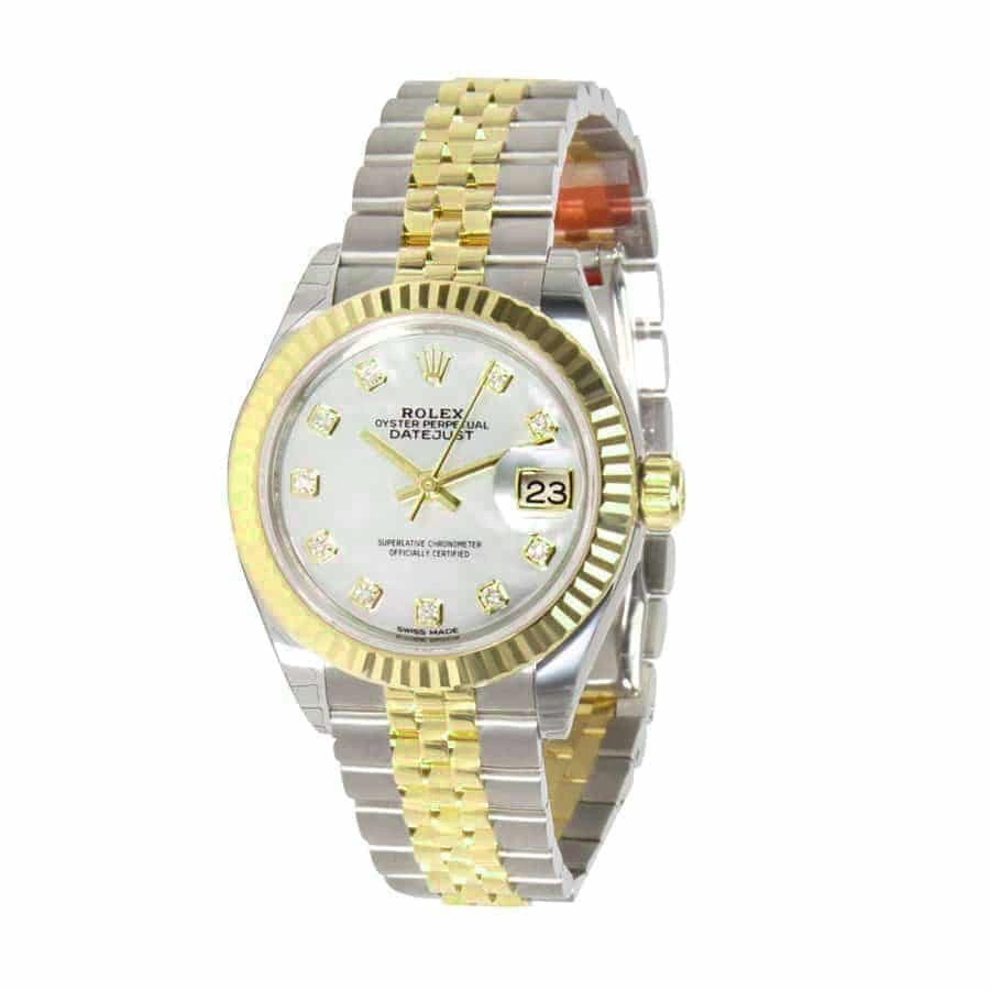 Reptime UrbanChic Rolex Lady-Datejust 279173 Silver Diamond Dial Deluxe Replica Edition 839