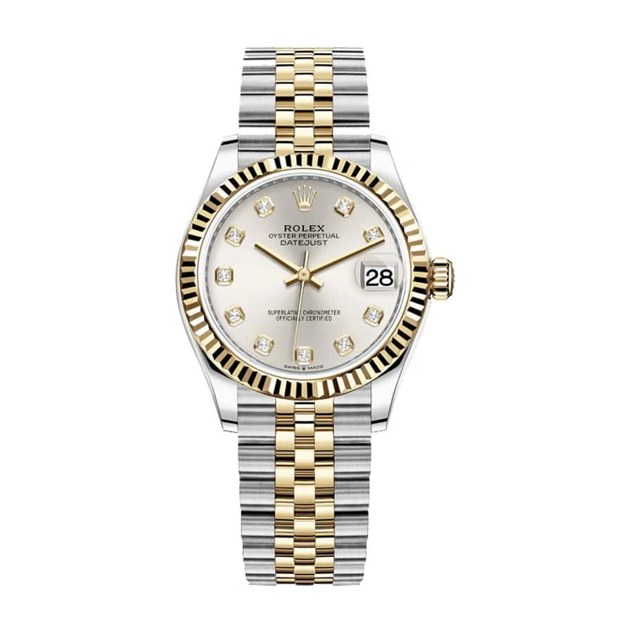 UrbanChic Rolex Lady-Datejust 279173 Silver Diamond Dial Deluxe Replica Edition 839
