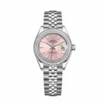 Reptime Comfortable Rolex Lady-Datejust 279384RBR “Pink Dial Diamond Bezel” 1:1 Master Replica 851
