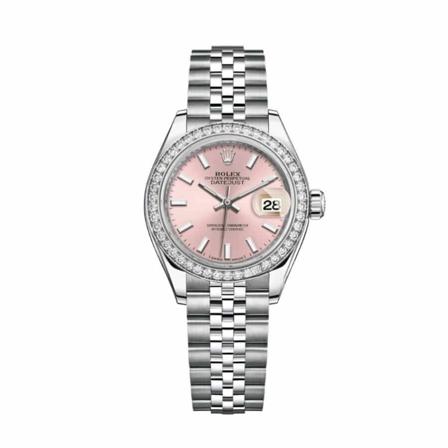 Comfortable Rolex Lady-Datejust 279384RBR “Pink Dial Diamond Bezel” 1:1 Master Replica 851