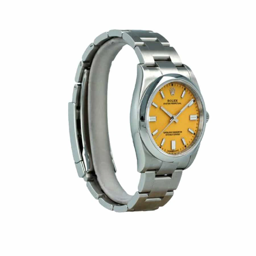 Reptime Rolex Oyster Perpetual 124300 “Orange Dial” Deluxe Clone 1: Bold 858
