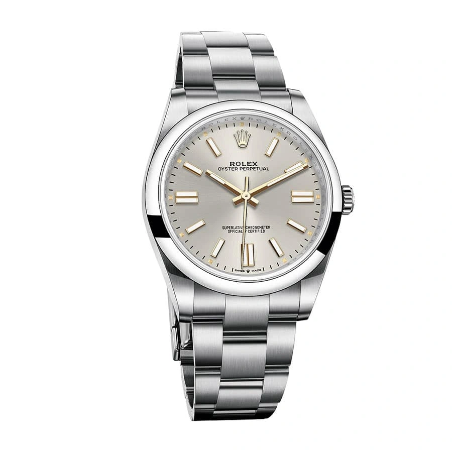Reptime Rolex Oyster Perpetual 126000 “Grey Dial” Master Clone Quality Refined 866