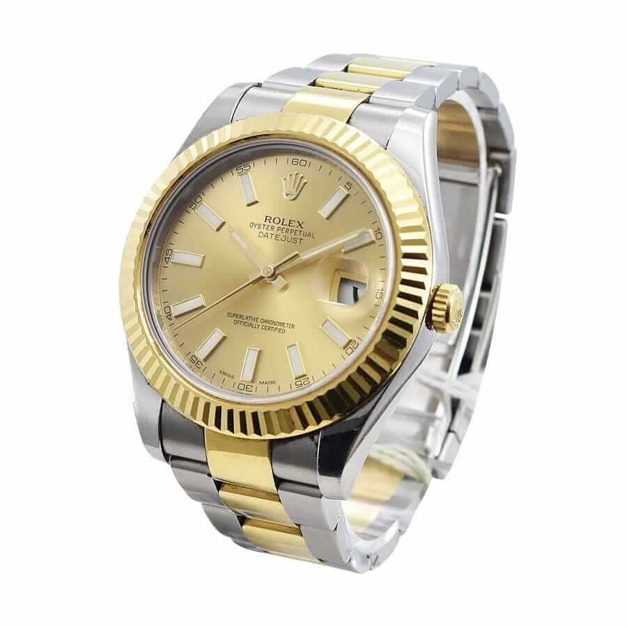 Reptime Rolex Oyster Perpetual Yellow Gold 126333 Top Replica 1: Sporty 862