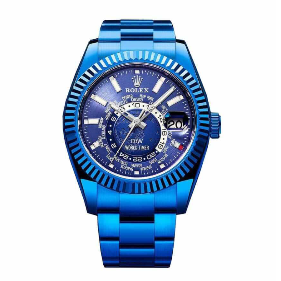 WaterResistant Rolex Sky-Dweller 326934 “Blue Dial DLC” Superior Copy 1: 879