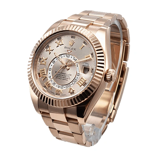 Reptime Rolex Sky-Dweller 326935 “Everose Gold” Deluxe Copy Quality GoAnywhere 881