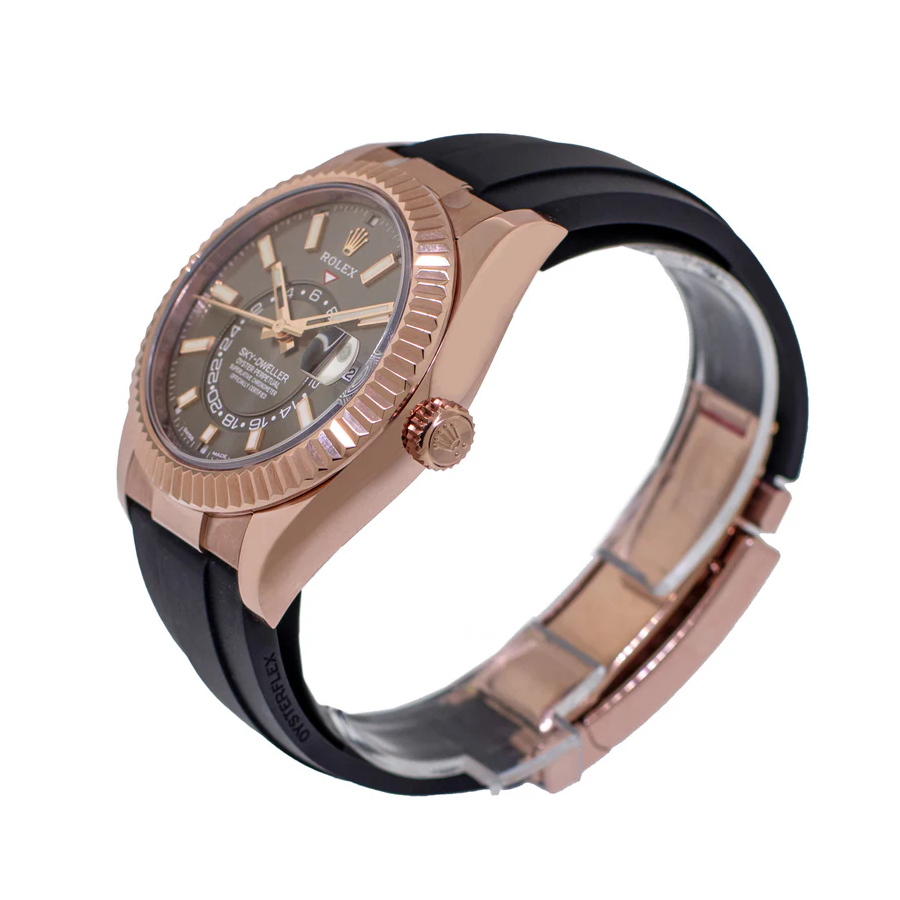 Reptime Rolex Sky-Dweller 326935 “Everose Rhodium Oysterflex” First-Class Clone QuickDry 883