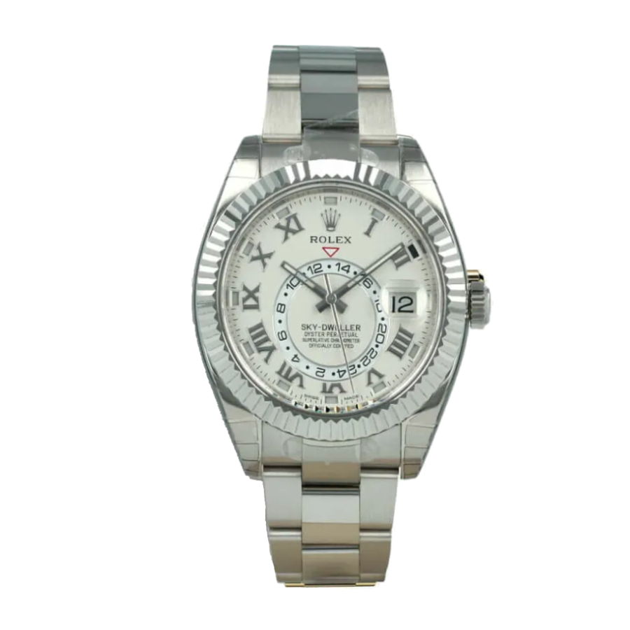 Elegant Rolex Sky-Dweller 326939 “White Dial” Near  Replica 890