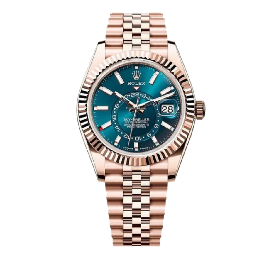Rolex Sky-Dweller 336935 “Everose Gold”  Clone Replica Tailored 888