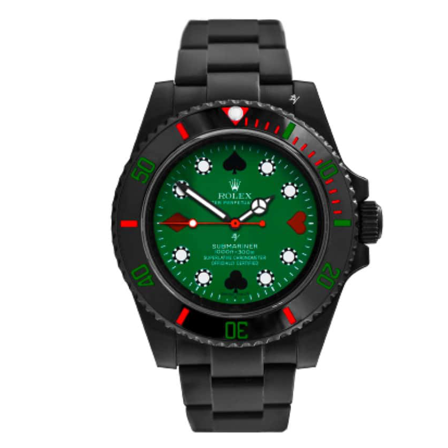 ZeroBulk Rolex Submariner 114060 “Blaken Poker Green” Exact Replica 1: 893
