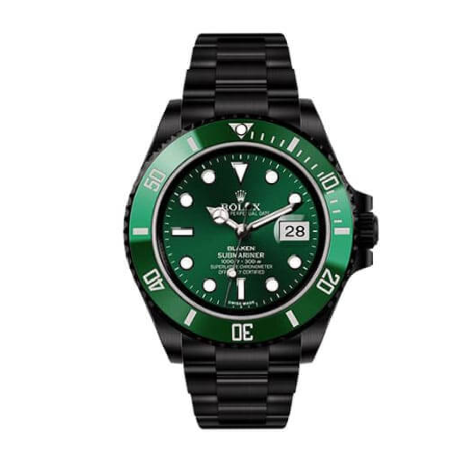 ZipUp Rolex Submariner Blaken 116611N “Green Dial” Ultra Precision Replica 907