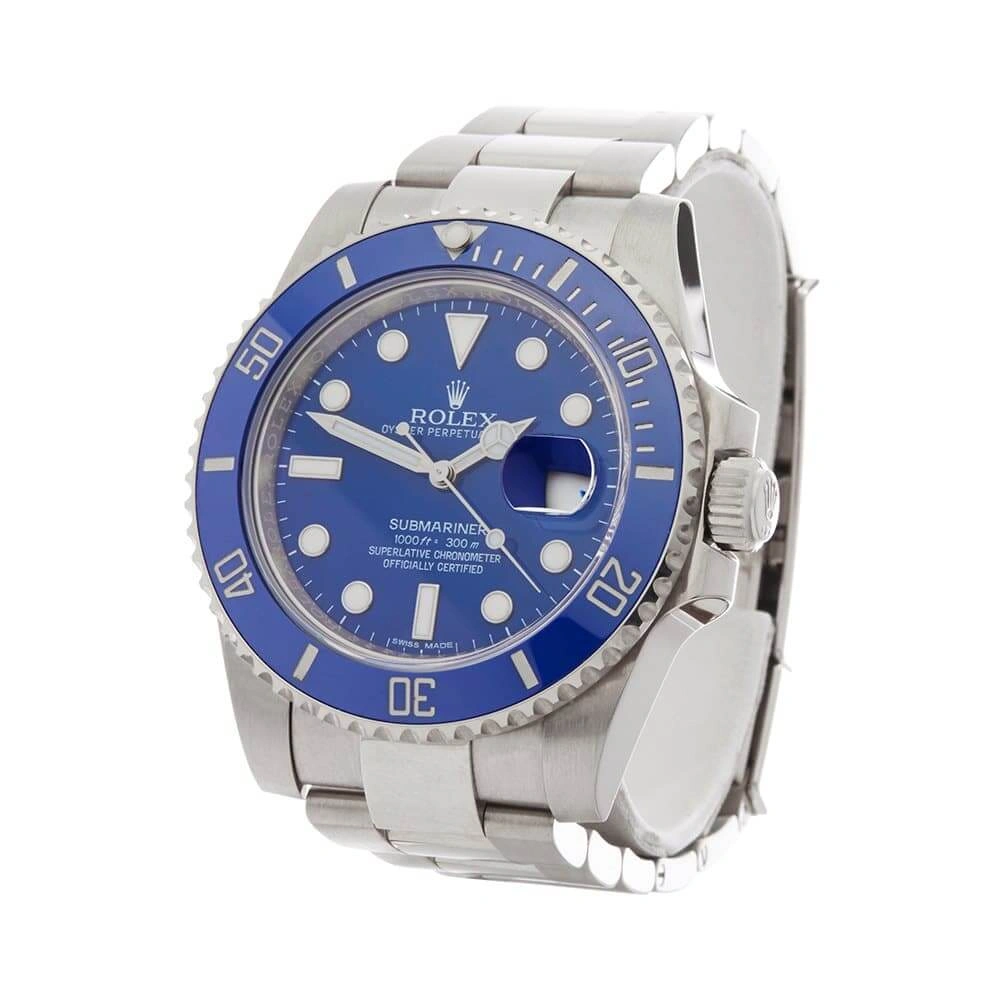 Reptime GoAnywhere Rolex Submariner Date 116619 “Smurf” Perfect Duplicate Edition 916