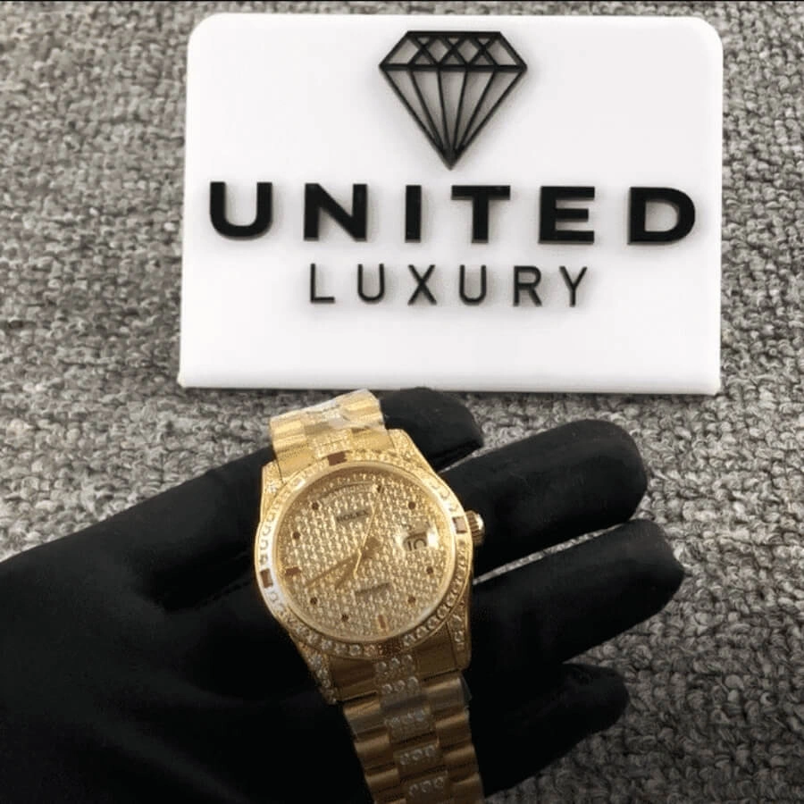 Reptime Flexible Rolex Yacht-Master 116625 “Iced Out” Supreme Clone Quality 1115