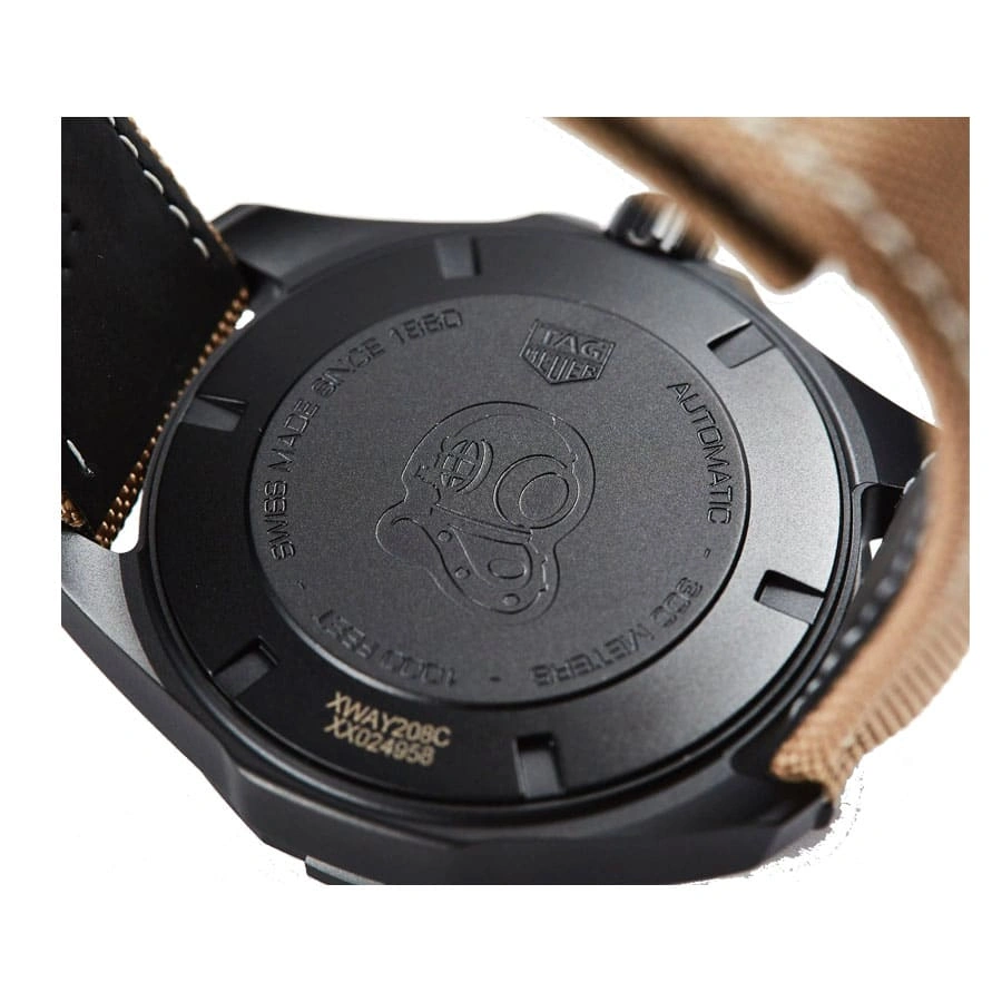 Reptime Stretchable TAG Heuer Aquaracer WAY208C.FC6383 “Black Dial” 1:1 Master Replica 980