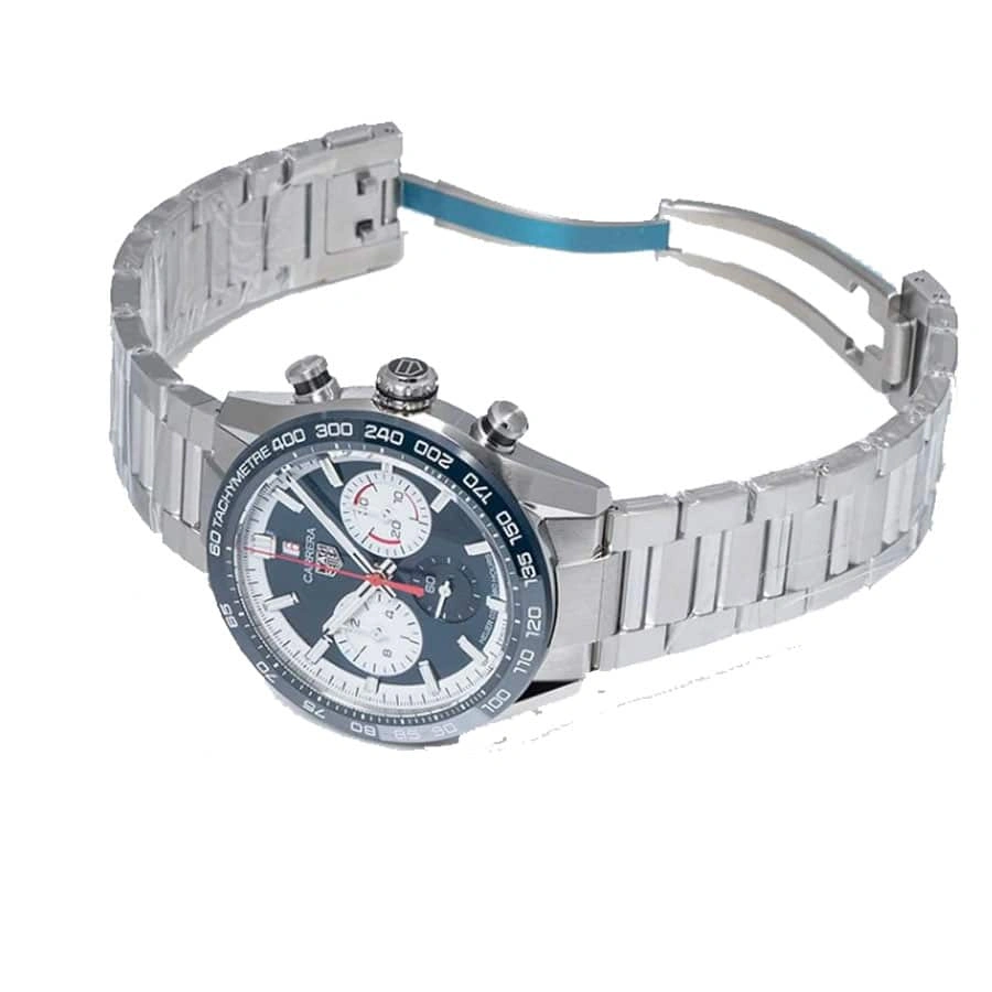 Reptime TAG Heuer Carrera Chronograph CBG2016.BA0616 “Blue Dial” High-End Clone Quality Comfortable 983
